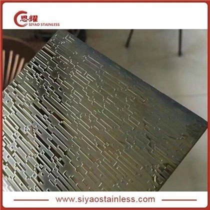 रंग स्टेनलेस स्टील सजावटी चादरें
